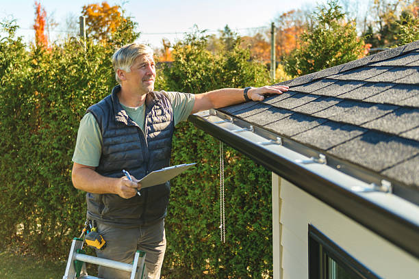 Professional Roofing technician working in Grand Junction, MI